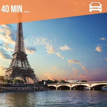 Le Refuge A 8min Disneyland - Parking - 6 Personnes דירה Montry